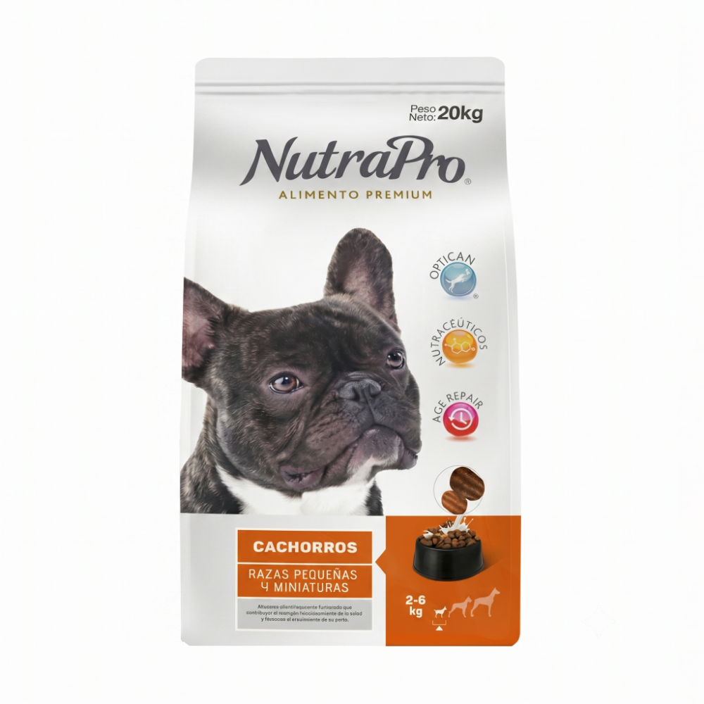 NUTRA PRO CACHORROS RAZAS PEQUEÑAS Y MINIATURAS