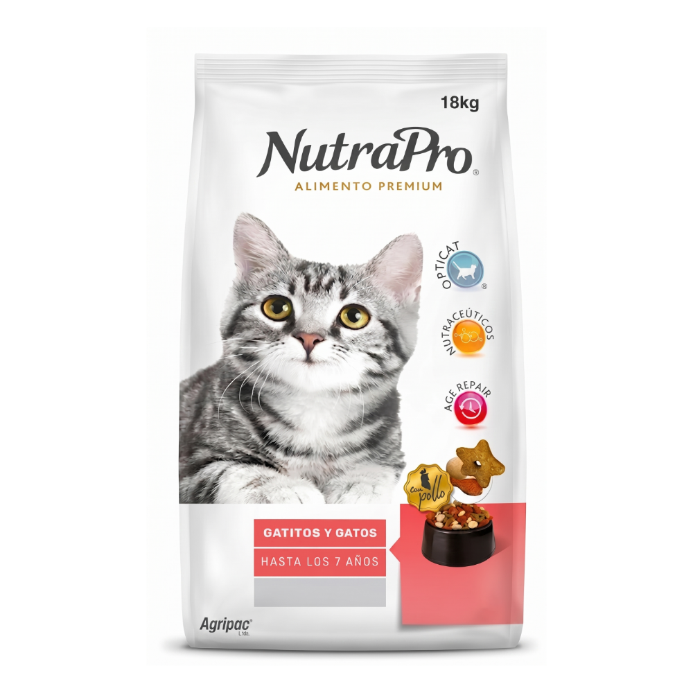 NUTRA PRO GATOS Y GATITOS