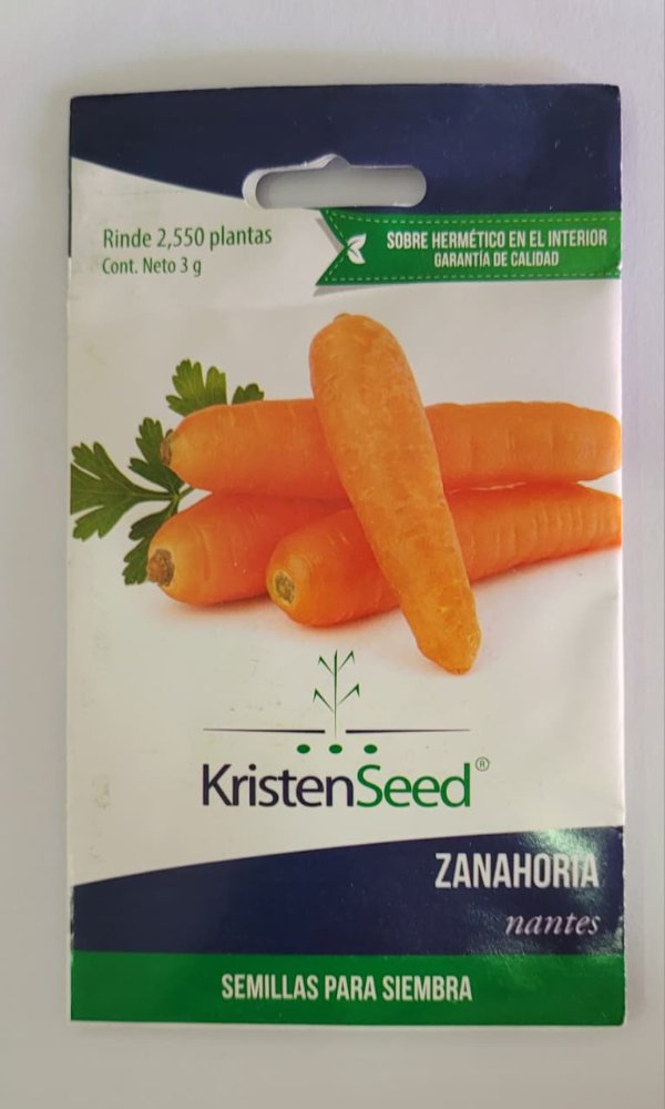 Semilla Zanahoria Kristen Seeds / Sobrecito