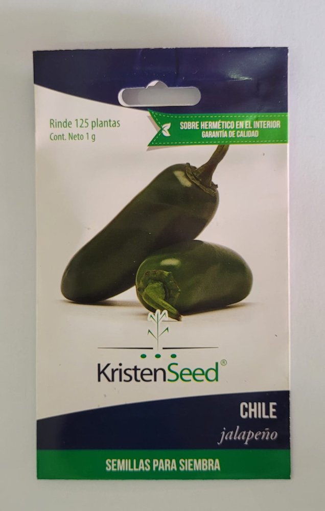Semilla Chile Jalapeño Kristen Seeds / Sobrecito