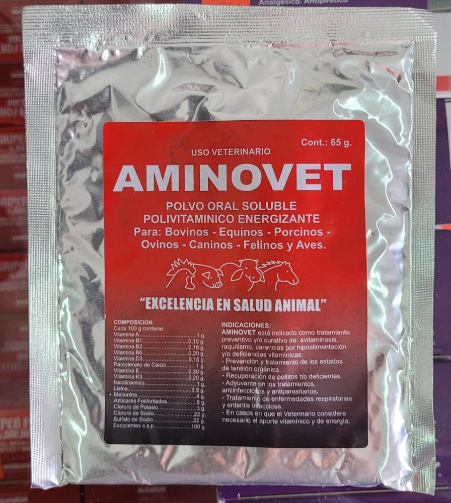 Aminovet Polvo / 65 Grs