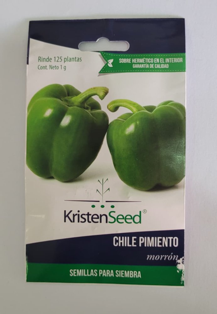 Semilla Chile Pimiento Morron Kristen Seeds / Sobrecito