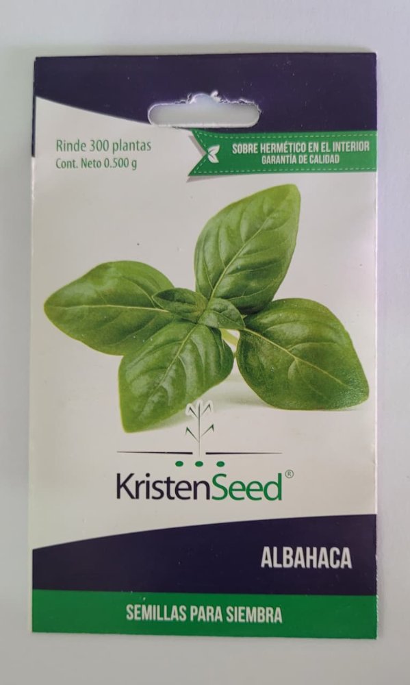 Semilla Albahaca Kristen Seeds / Sobrecito