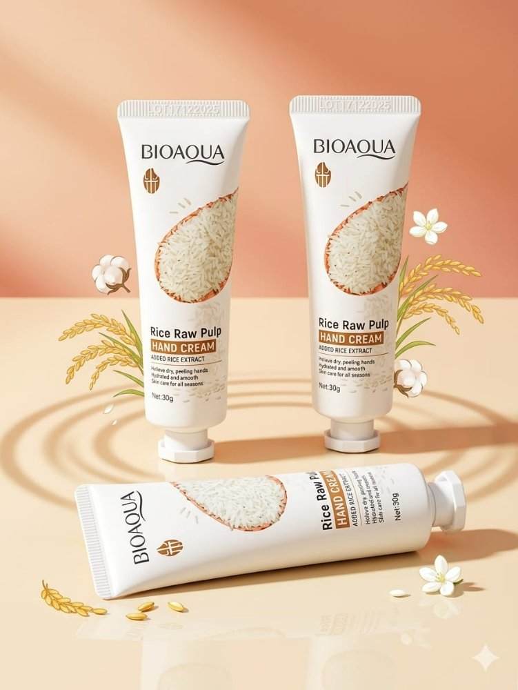 CREMA DE MANOS DE ARROZ 30 GR  BIOAQUA