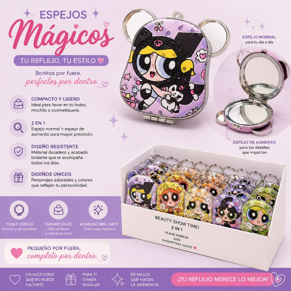 ESPEJO CHICAS SUPER PODEROSAS