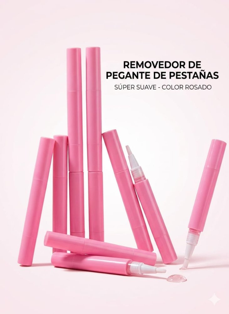 REMOVEDOR DE PEGANTE DE PESTAÑAS