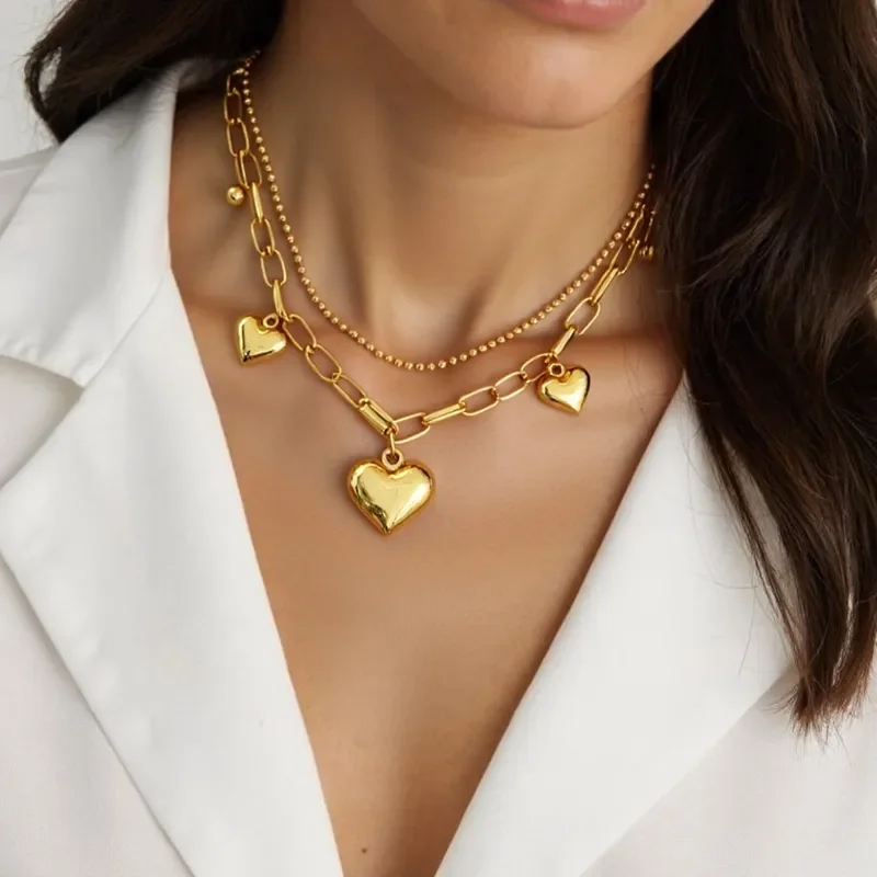 CH 128 - CONJUNTO DE JOYAS PARA MUJER EN ACERO INOXIDABLE 316