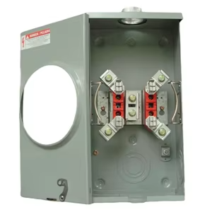 Base socket: 4 terminales, 200 Amp, Milbank USA, U7021