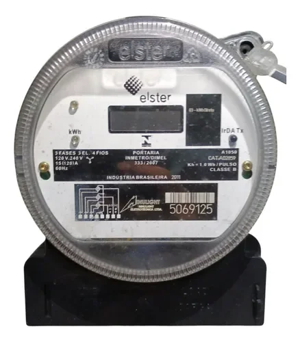 Medidor Trifásico A1050, 120 amp, 220-127 V, kWH