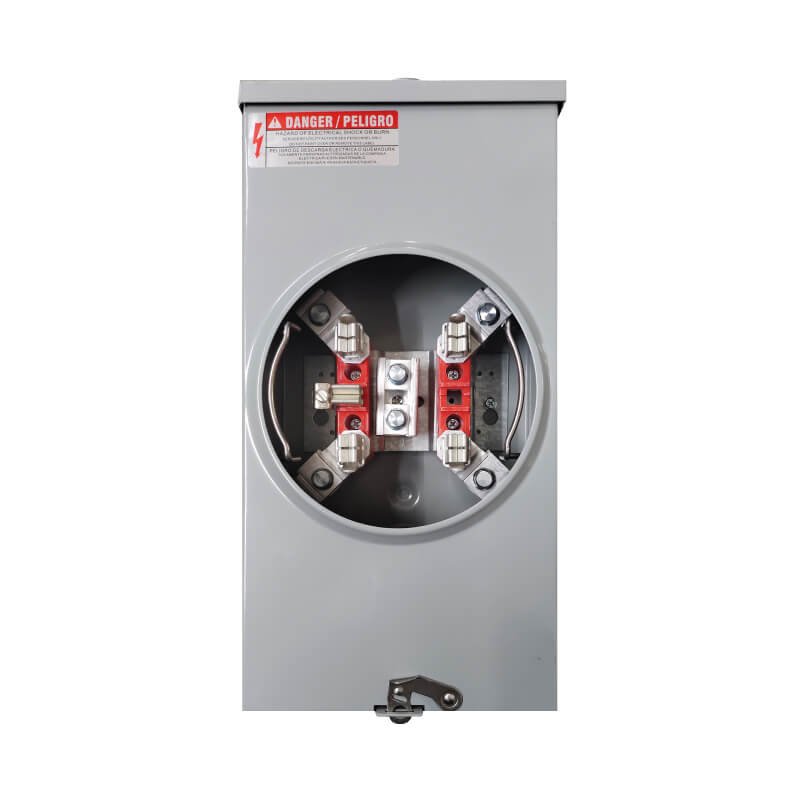 Base socket: 5 terminales, 200 Amp, Milbank USA, U7021