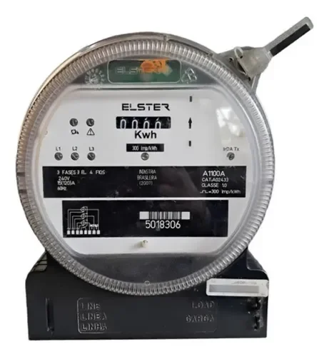 Medidor Trifásico A1100, 120 amp, 120-208 V, kWh