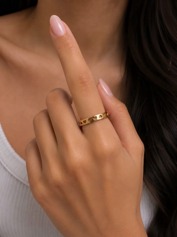 ANILLO CORA RECORTADO ACERO