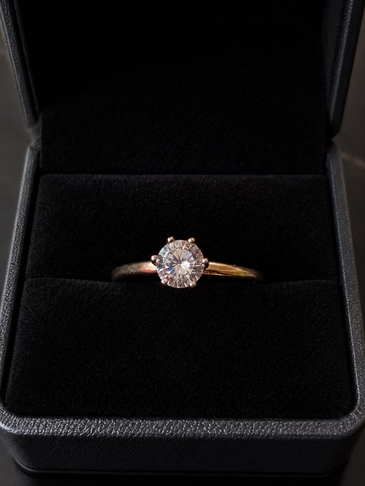 ANILLO DE COM SOLITARIO (1.9)