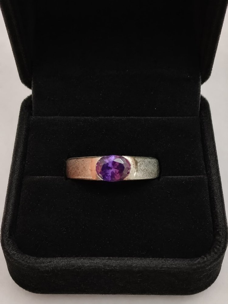 ANILLO AMATISTA ESTILO VINTAGE (5.15)