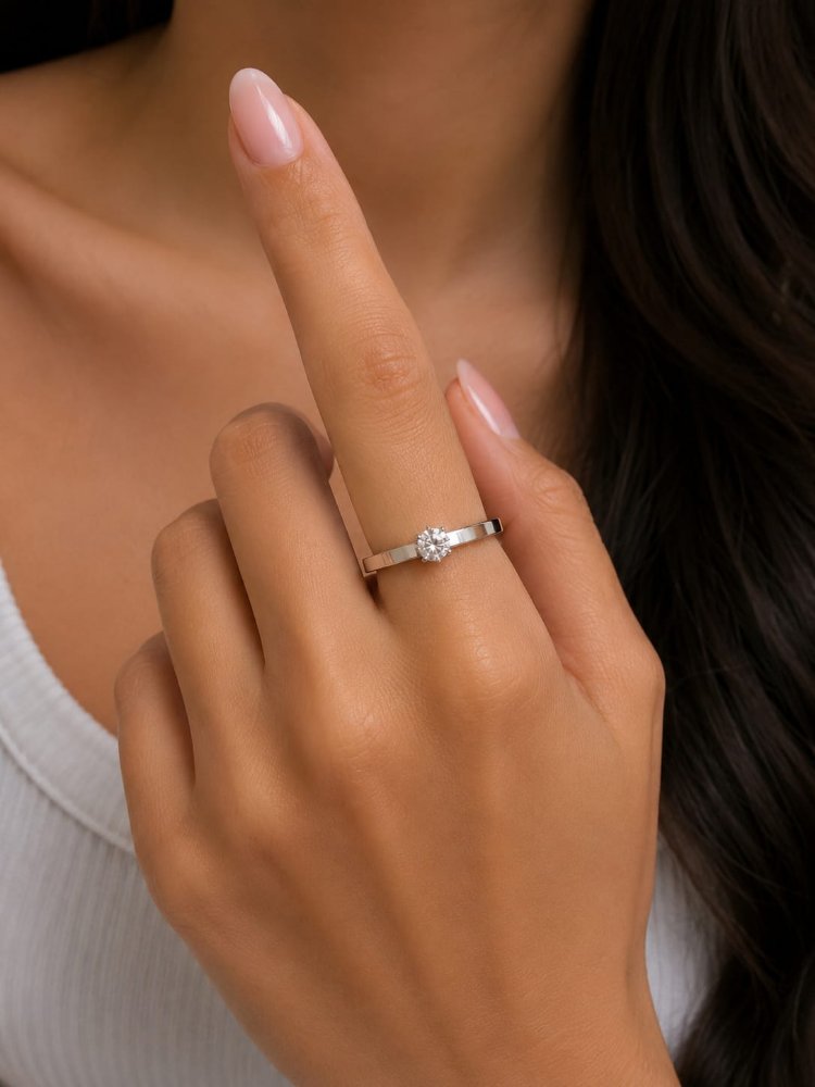 ANILLO DE COMP PLATA ACERO