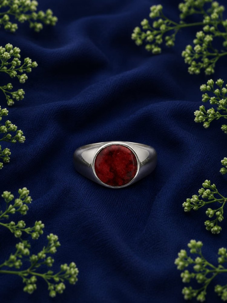 ANILLO CAB CORAL ROJO (8.7)