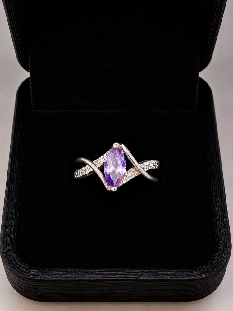 ANILLO AMATISTA BANDA TRENZADA (2.55)