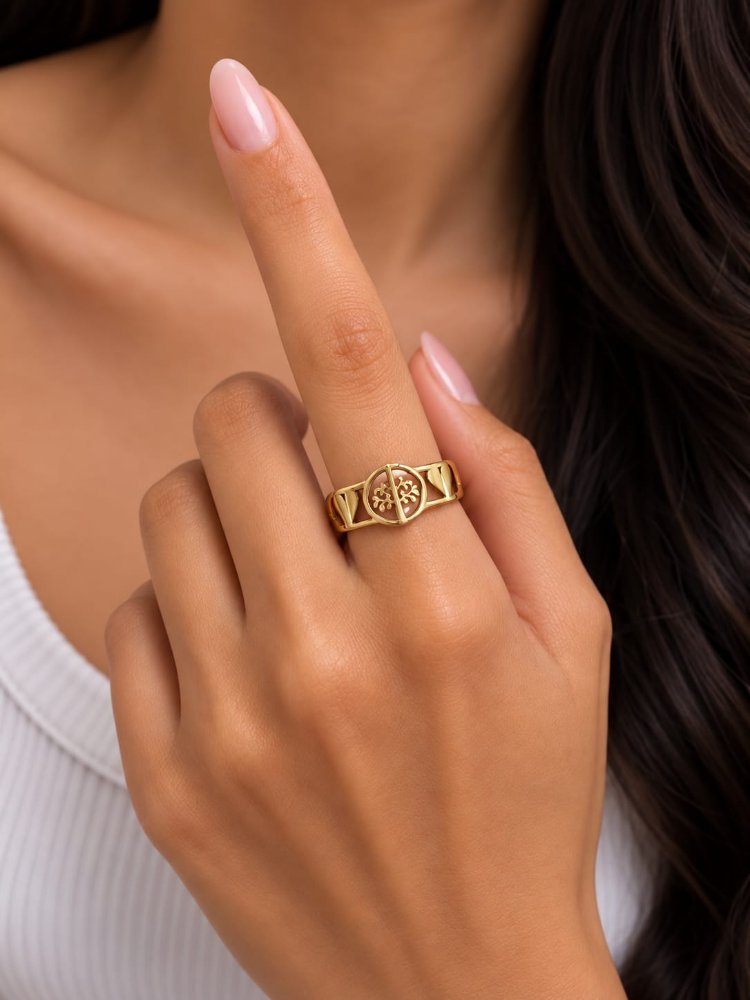 ANILLO ARBOL ACERO