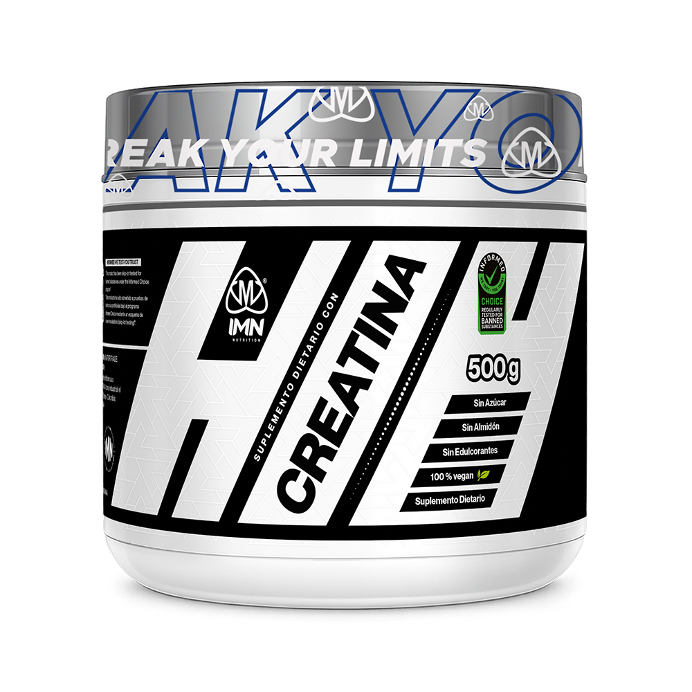 Creatina monohidratada sin sabor 500 gr -166 SERVICIOS