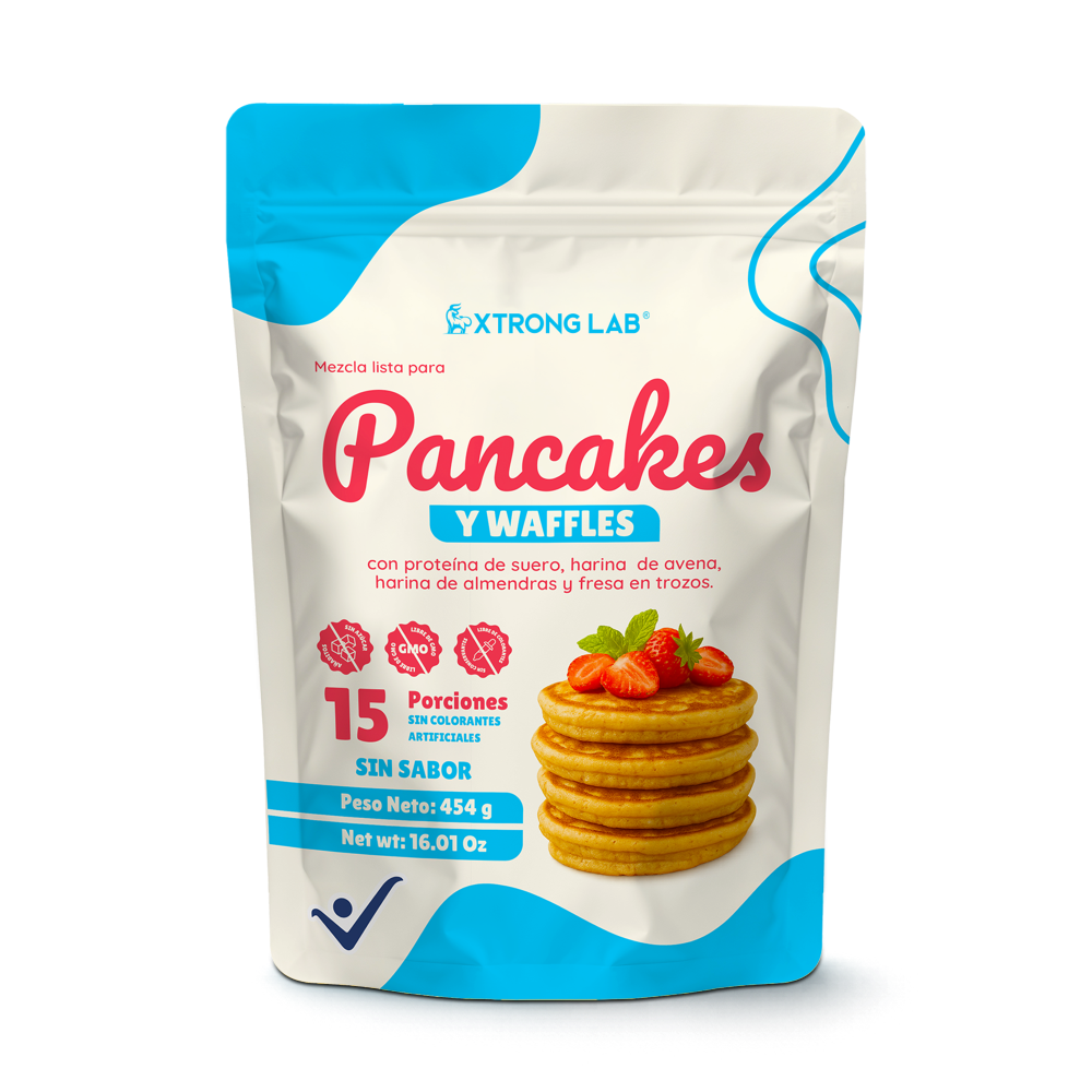 pancackes fresas en trozo