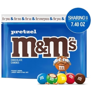 M&M PRETZEL SUP 7.4 oz