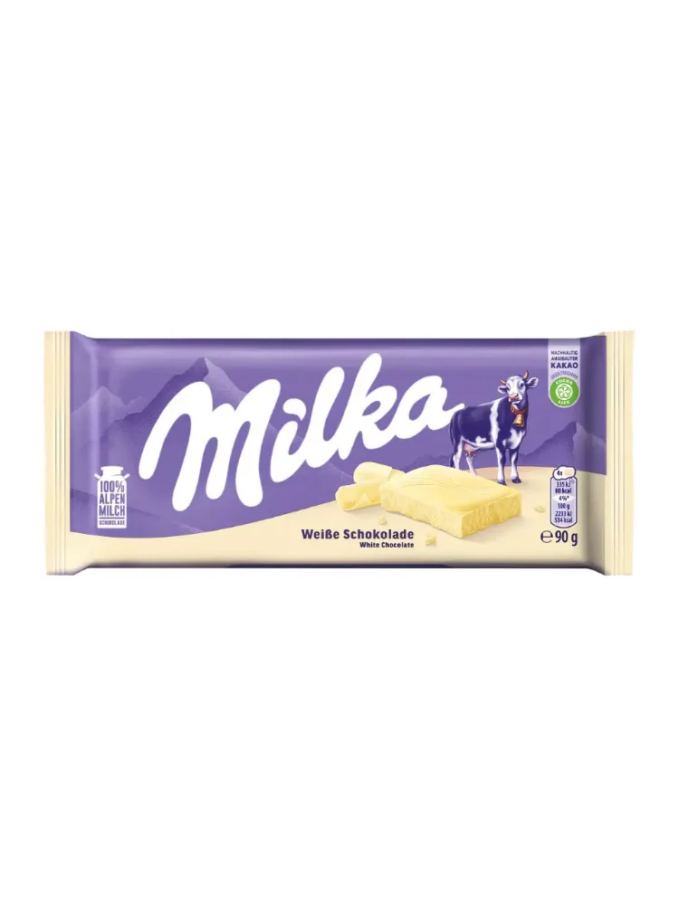 MILKA WHITE TABLET 90G