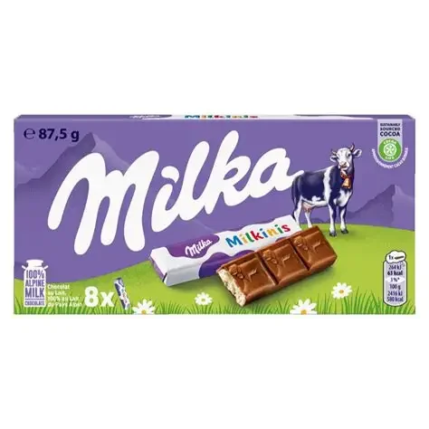 MILKA MILKINIS STICKS 87.5G x 20 paquetes de 8 uni c/u