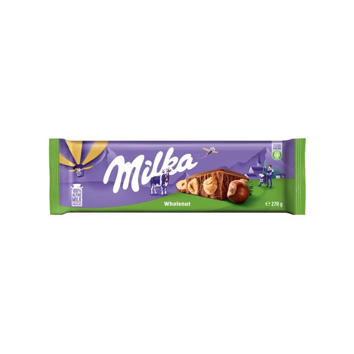 MILKA PASAS&HAZELNUT TABLET 270G