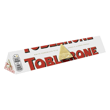 TOBLERONE WHITE BAR 100G
