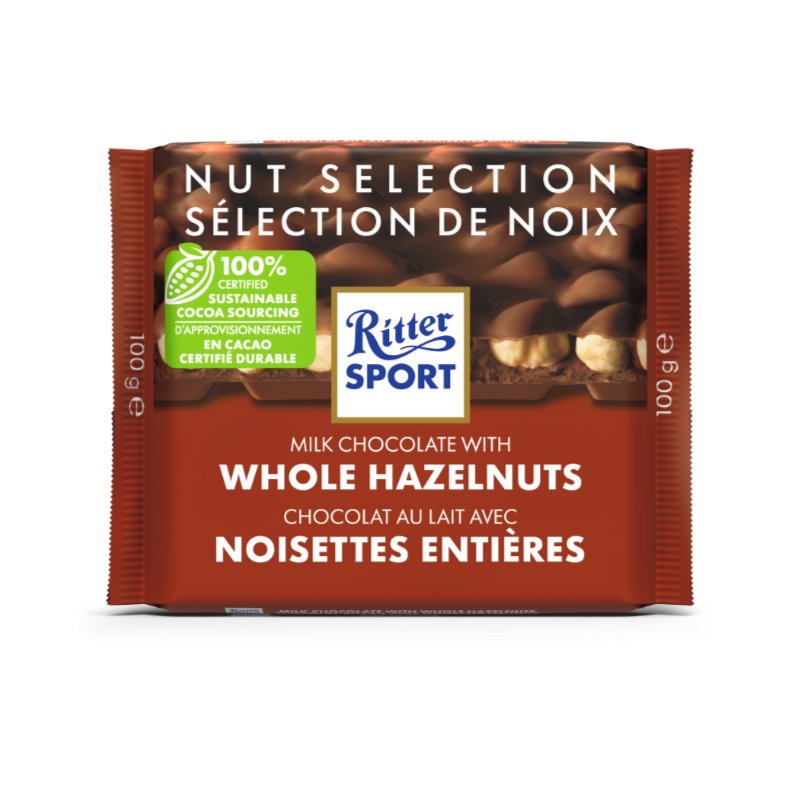 RITTER WHOLE HAZELNUT 100G