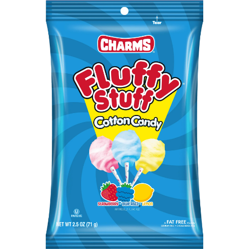 CHARMS FLUFFY STUFF COTTON CANDY 28G