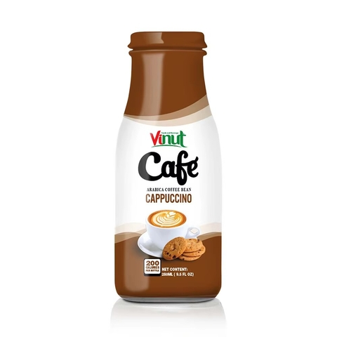 VINUT COFEE BOTELLA VIDRIO CAPUCCINO 250 ML