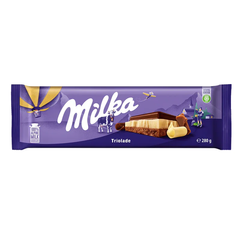 MILKA TRIOLADE TABLET 280G