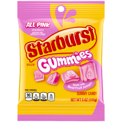 STARBURST ALL PINK GUMMIES 5 oz