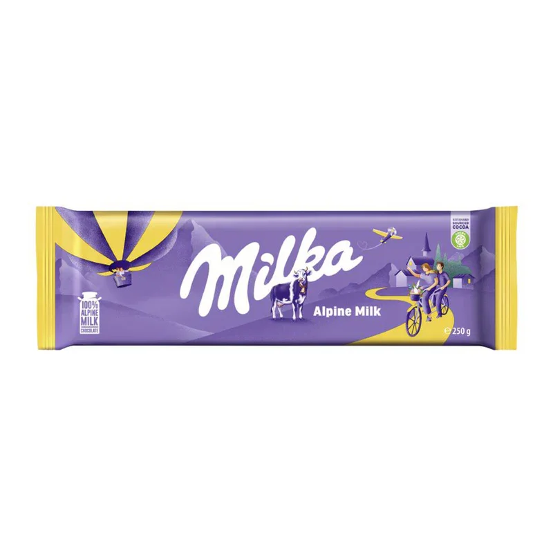 MILKA ALPINE MILK TABLET 250G