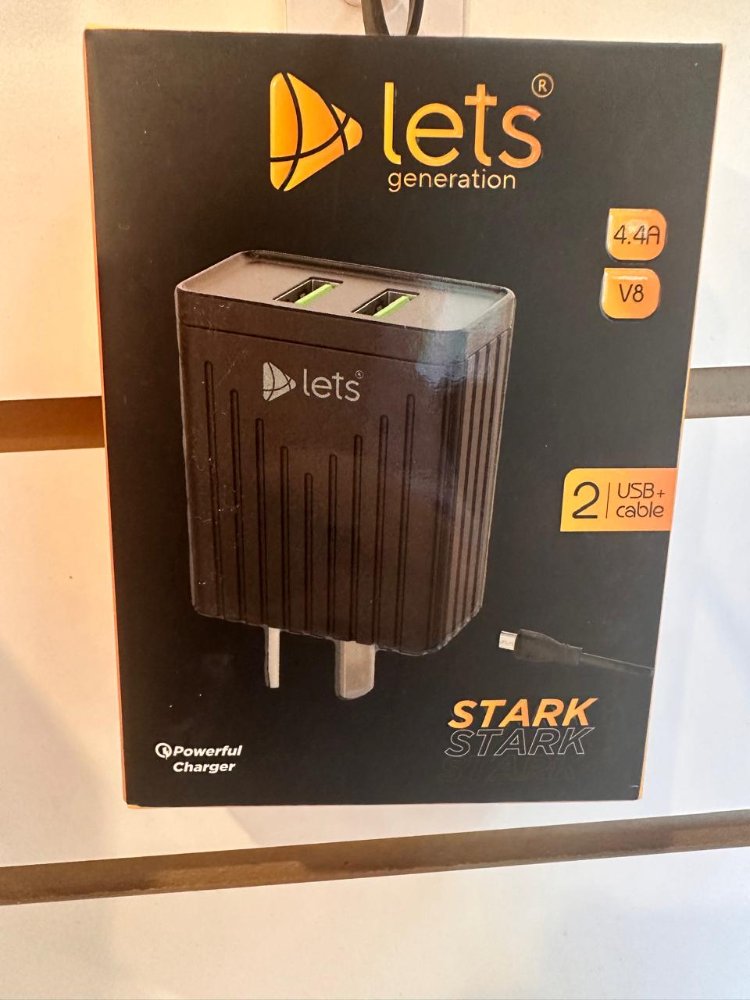 cargador con cable  lets