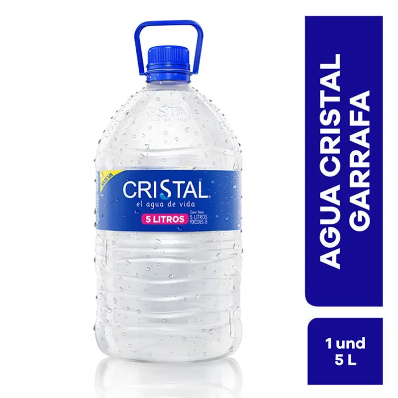 AGUA CRISTAL GARRAFA X 5 L