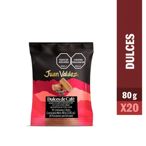JUAN VALDEZ DULCES DE CAFE X 20 UND