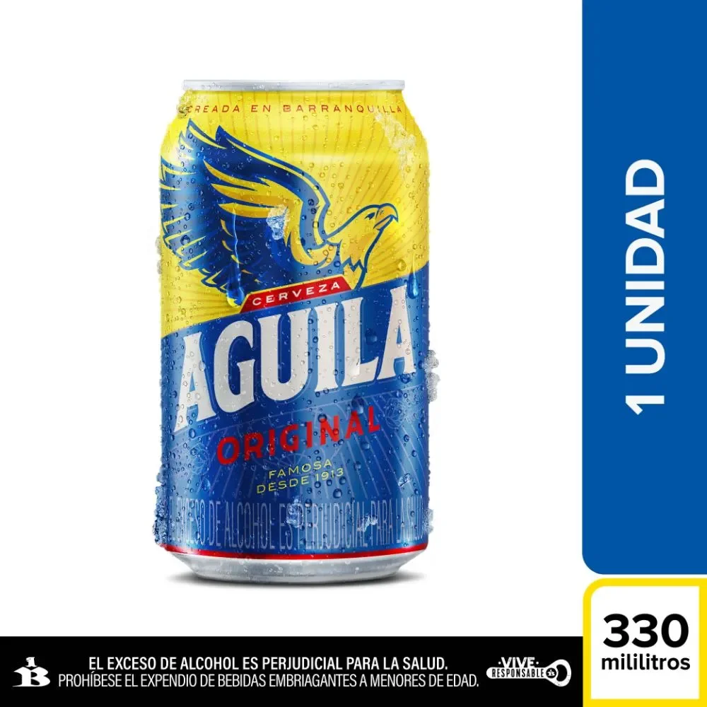 AGUILA ORIGINAL LATA X 33O ML