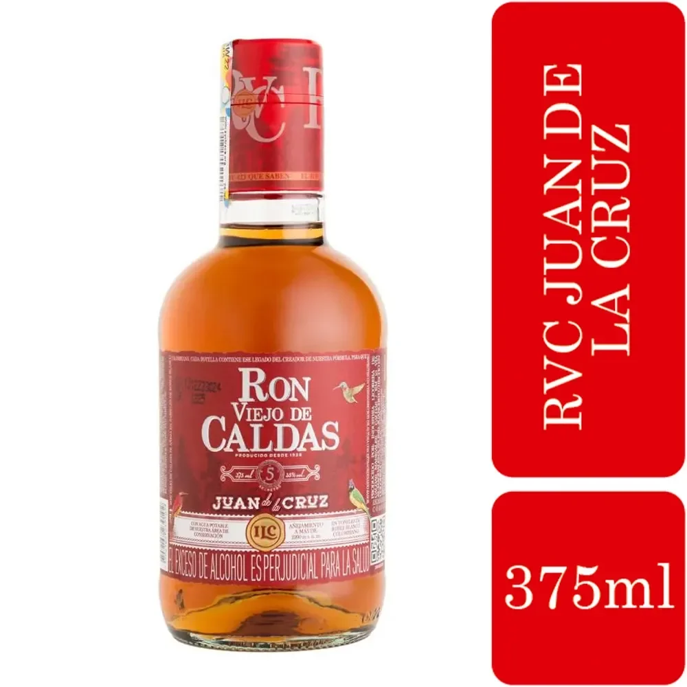 RON V.C JUAN DE LA CRUZ 5 AÑOS X 375 ML