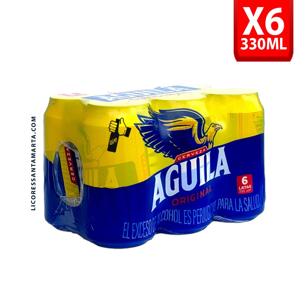 AGUILA ORIGINAL SIX PACK LATA X 330 ML