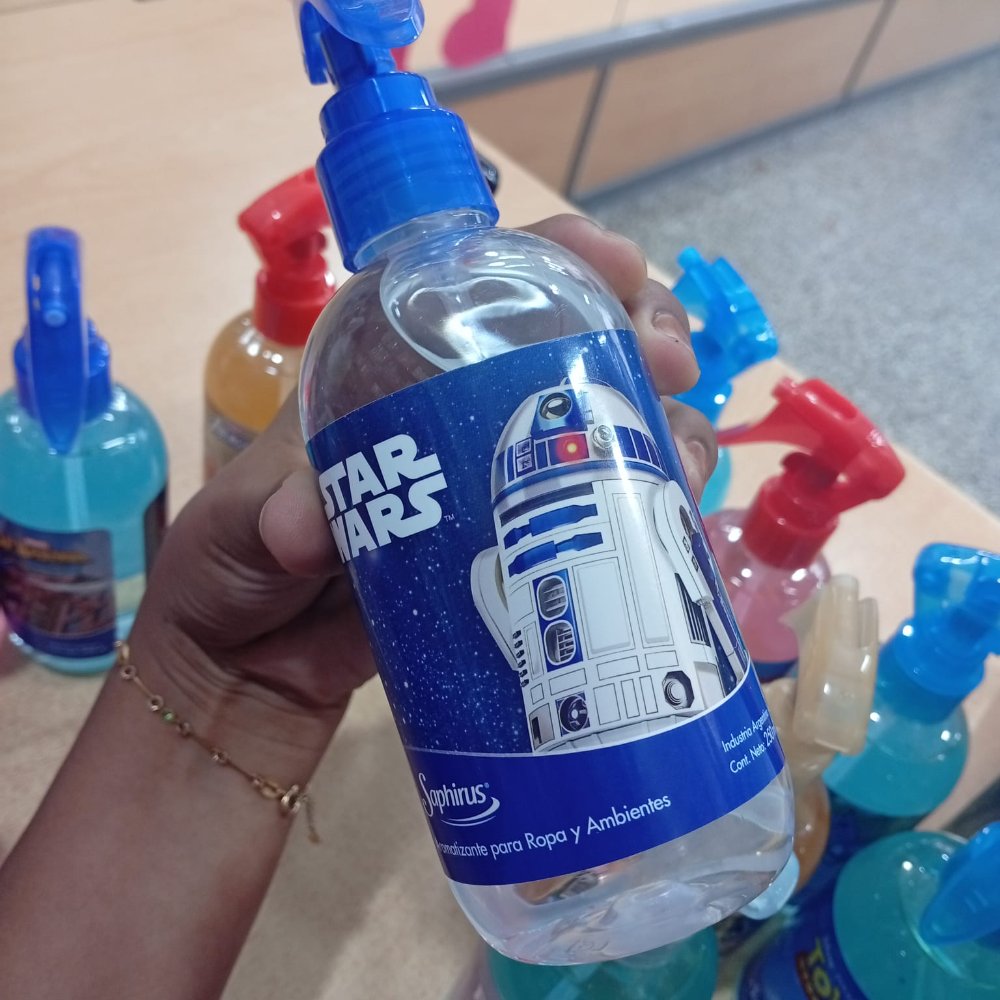 textil saphirus disney star wars azúl