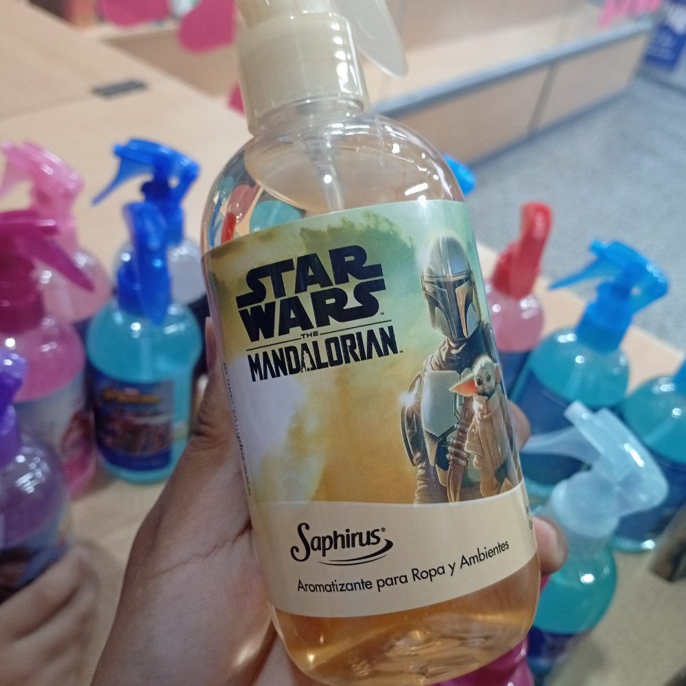textil saphirus disney star wars mandalorian amarillo