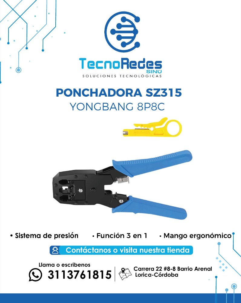 PONCHADORA SZ315 YONGBANG 8P8C