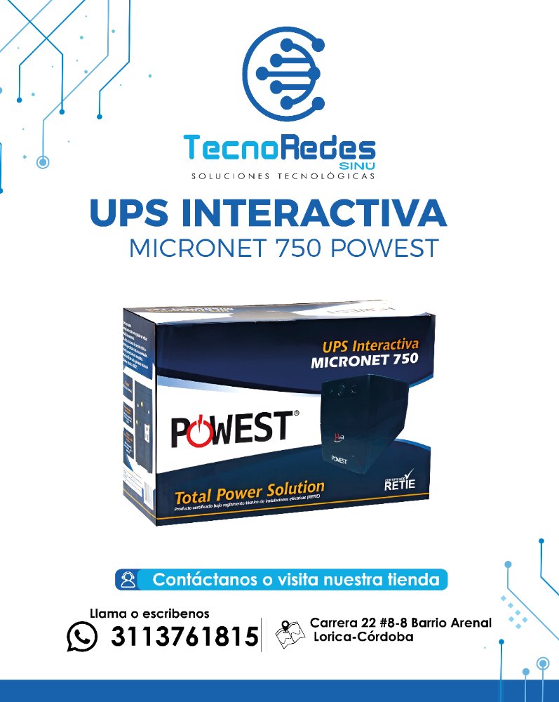 UPS INTERACTIVA 750 POWEST