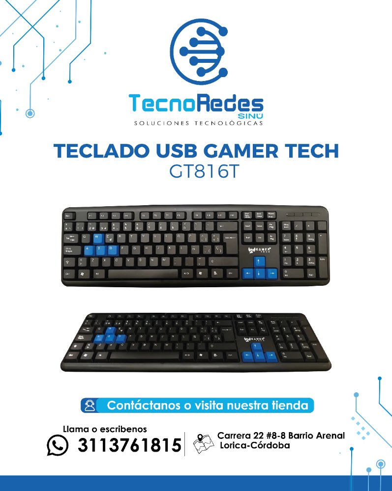 TECLADO JALTECH USB GAMER