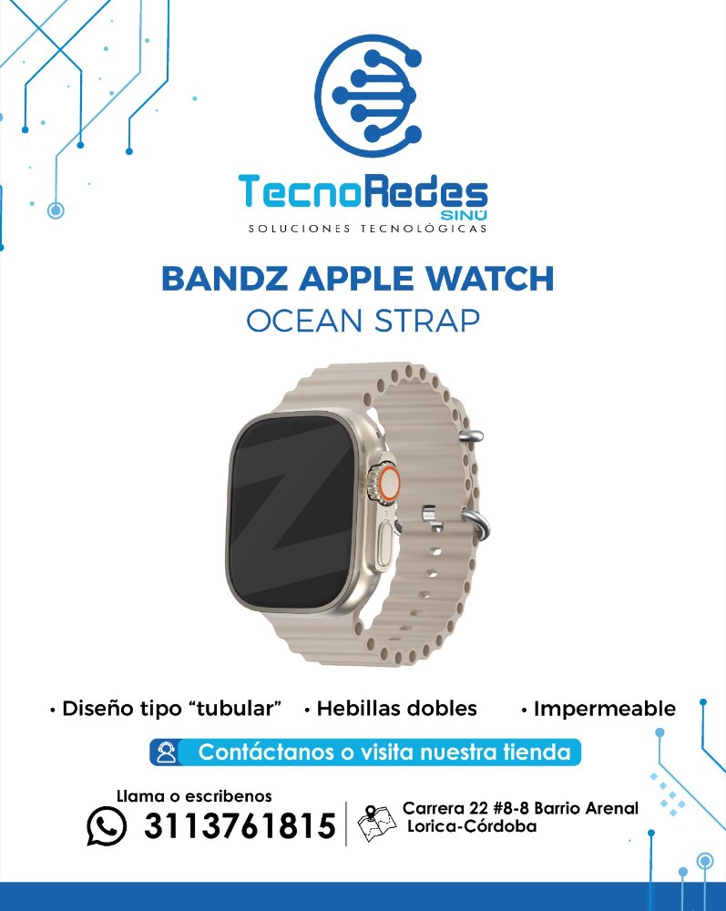 APPLE WATCH ULTRA 2 GREY OCEAN BAND