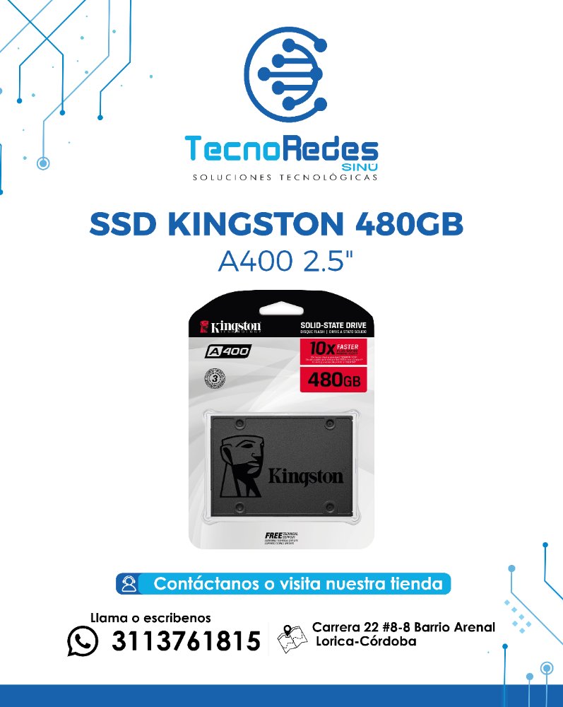 DISCO SSD KINSTONG 480GB