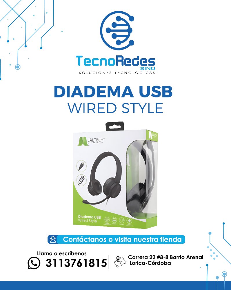 DIADEMAS JALTECH USB