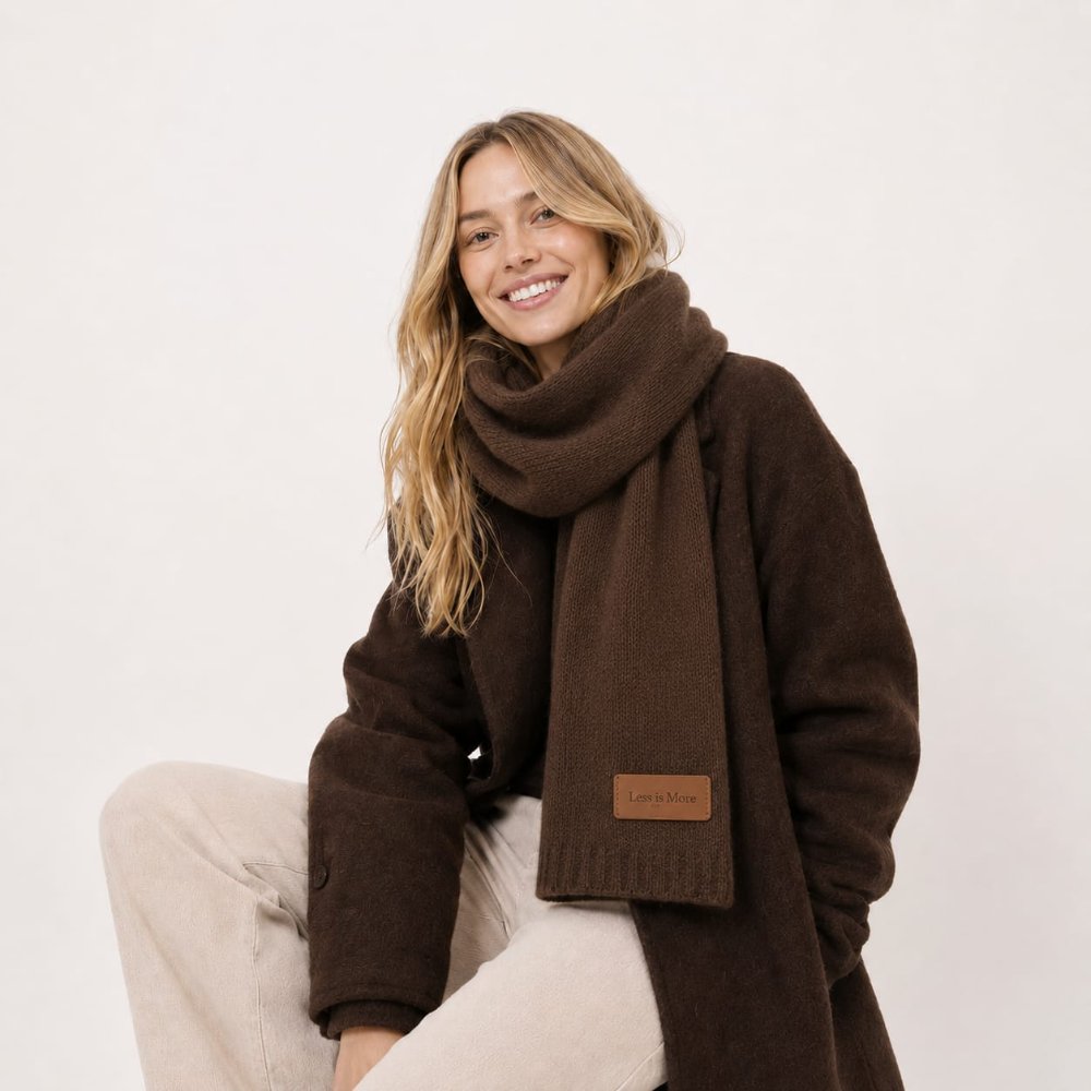 Bufanda Tejida "Less is more"